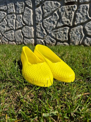 Botland Kadın Tarla Bahçe Ayakkabısı Kaymaz Taban Rahat Hafif Plastik Ayakkabı