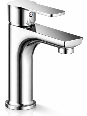 Nuss Velis Lavabo Bataryası Parlak Krom Tek Kollu Banyo ARMATÜRÜ,N-8501