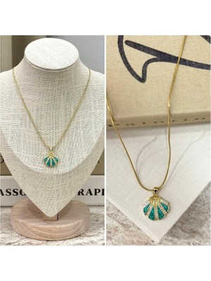 Ca Shopping Deniz Kabuğu Midye Figürlü Çelik Kolye