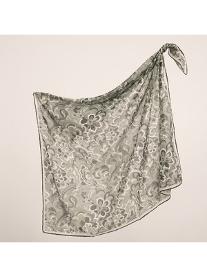 Piramit Naturel Eşarp | Ebruli