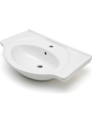 Ece Banyo - Aruva Etajerli Lavabo 66 cm Beyaz - 3508