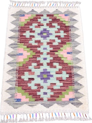 Zehra Abla Halı Yeni El Dokuma Şaheser Cerit Yörükleri Meşhed Iran Yün Kilim 7243