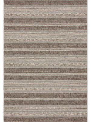 Halımax Seyran Halı 2553 Terra Yazlık Hav Toz Vermez Yolluk Sisal Dokuma Etnik Salon Balkon Halısı