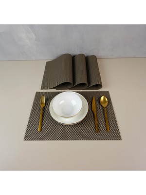 Maxstyle Prism Granite 4 Parça Amerikan Servis 30X45 cm