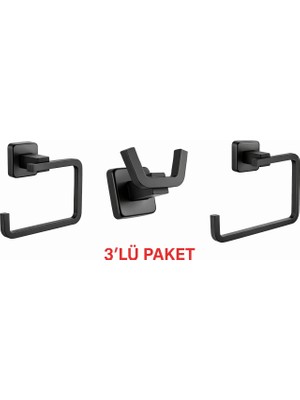 Onno Black Icon Üçlü Set