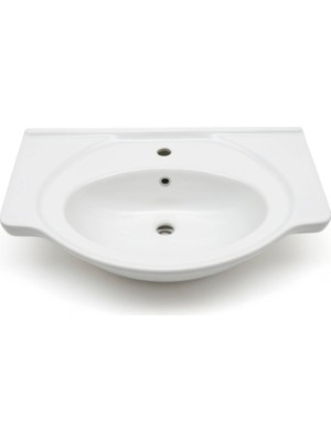 Ece Banyo - Aruva Etajerli Lavabo 75 cm Beyaz - 3506