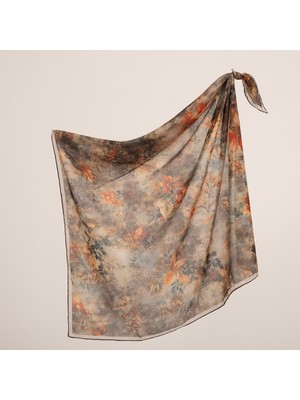 Piramit Naturel Eşarp | Solgun Bahar