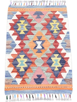 Zehra Abla Halı Yeni El Dokuma Otantik Meşhed Cerit Yörükleri Iran Yün Kilim 7246