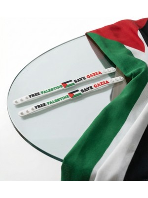 Zaytoon Spor Bileklik Filistin Save Gaza Kokulu Silikon Ayarlanabilir Unisex 2 Adet