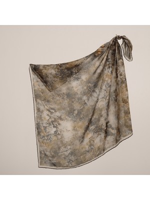 Piramit Naturel Eşarp | Solgun Bahar