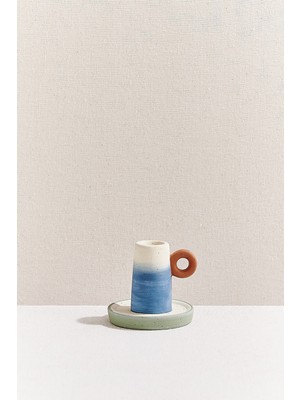 Paşabahçe Panama 2 Seramik Şamdan Mumluk - 1 Adet