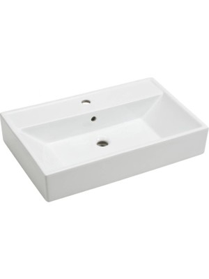 Ece Banyo - Sekura Desing Tezgah Üstü Lavabo 70 cm Beyaz - 7728