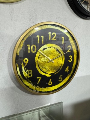 Renklime Model 3 Metal Duvar Saati 60 cm