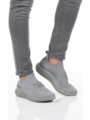 Pierre Cardin Gri Fileli Hafif Kolay Giyilebilir Unisex Spor Ayakkabı PC-32711 G