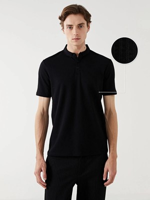 Lc Waikiki Yeni Sezon Hakim Yaka Kısa Kollu Erkek Dokulu Tişört