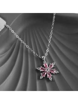 Kocadal Lotus Zirkon Taşlı Yeni Sezon Kolye