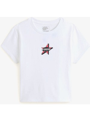 Vans Starmarked Kadın Beyaz T-Shirt.-