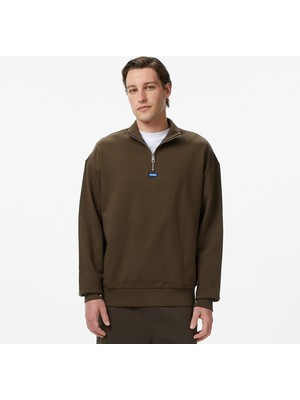 Hugo Neeler Erkek Kahverengi SWEATSHIRT.208