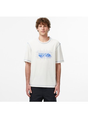 Hugo Nothal Erkek Beyaz T-SHIRT.121