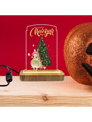 Renklime Yılbaşı Temalı Hediye 3 Masa Üstü Işıklı