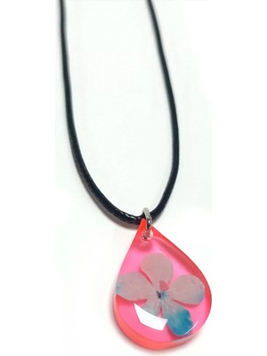 Kocadal Kartopu Çiçeği Damla Epoksi Kolye