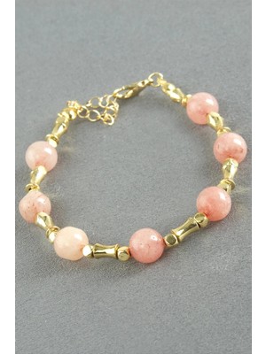 Kocadal Ceyt Taşlı Metal Bileklik