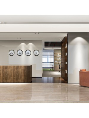 MiraLive Vintage World 4’lü Metal Eskitme 36 cm Dünya Saati Seti