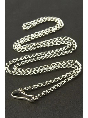 Pileli Store Düz Kolye Zinciri 65 cm