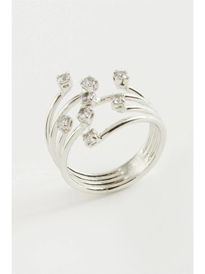 Kocadal Ağaç Zirkon Taşlı Yüzük