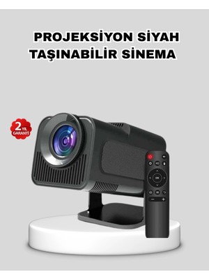 Oska Global Akıllı Projeksiyon Cihazı Hdmı USB Bağlantılı Taşınabilir Enerji Tasarruflu