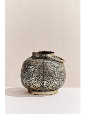 Paşabahçe Motif Metal Mumluk S - 1 Adet