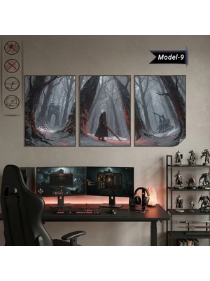 Akıllı Kağıt Statik Tutunma Özellikli Tablo - Poster Anime (Model- 9)