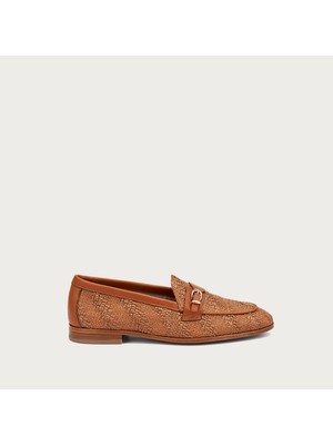 Kadın Klasik Ayakkabı 94F5  Frau  Raffıa Loafers