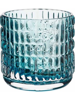 Paşabahçe Yağmur Mumluk Yeşil Turkuaz - 1 Adet