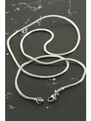 Kocadal Silindir Zincir Çelik Kolye 55 cm