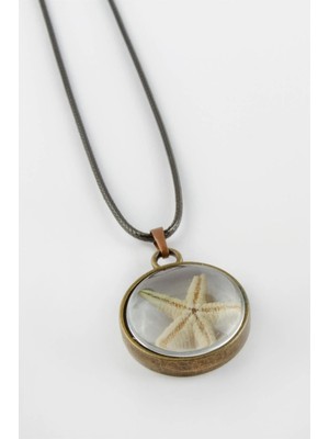 Kocadal Deniz Yıldızı Canlı Kolye