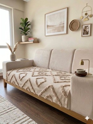 D'niss Home Iskandinav Jasmin Koltuk Örtüsü 100*240