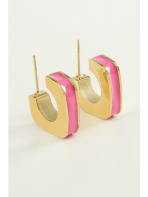 Kocadal Kare Lüks Çelik Küpe