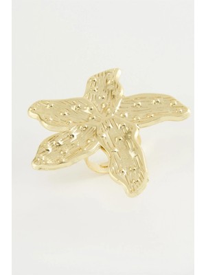 Kocadal Çiçek Metal Yüzük