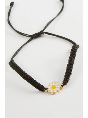 Kocadal Papatya Makrome Örgülü Bileklik