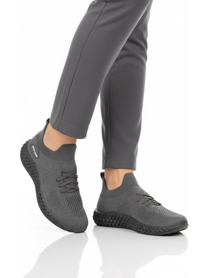 Pierre Cardin Füme Fileli Hafif Kolay Giyilebilir Unisex Spor Ayakkabı PC-32711 G