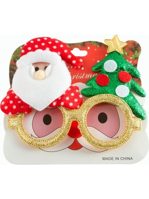 Kocadal Noel Baba Çam Ağacı Simli Yılbaşı Gözlük