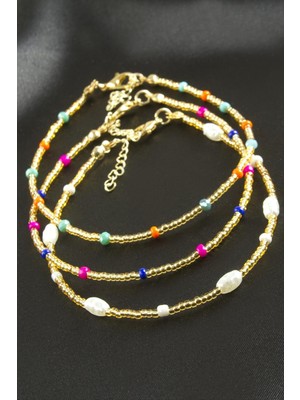 Kocadal Karışık Miyoki Kum Boncuk Bileklik