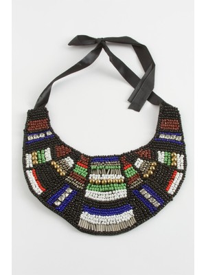 Kocadal Etnik Kum Boncuk Yaka Kolye