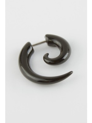 Kocadal Yarım Ay Erkek Çelik Küpe