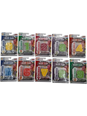 Renklime 10 Çeşit Dönüşebilen Rakamlar