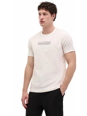 Lumberjack ml Summy 11KLR-05 6fx Ekru Erkek Kısa Kol T-Shirt