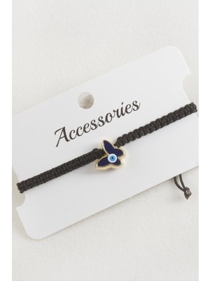 Kocadal Kelebek Makrome Örgülü Bileklik