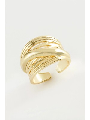 Kocadal Çarpı Metal Yüzük