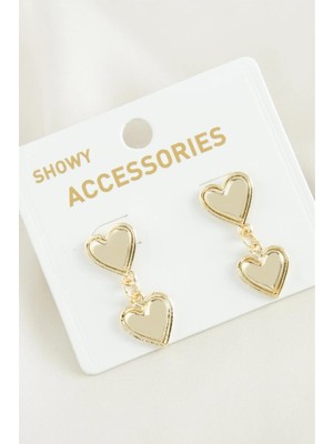 Kocadal Kalp Trend Metal Küpe